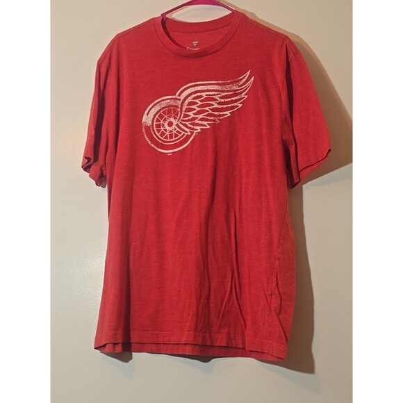 Detroit Redwings Xl Fanatics Logo Tshirt - Picture 1 of 3